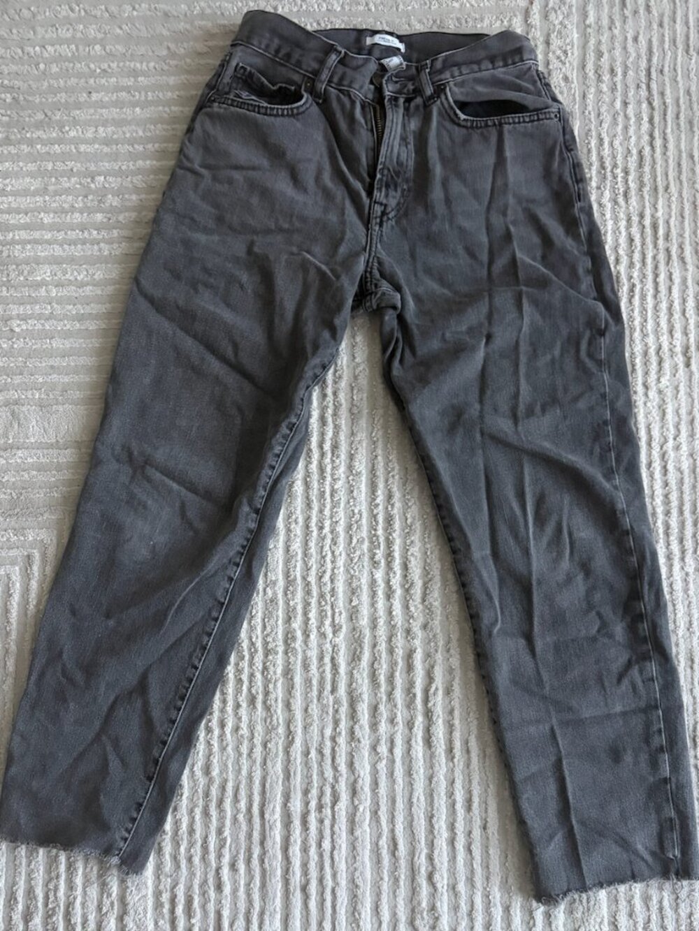 Forever 21 Premium Denim Black Full-Length Jeans (size 26)